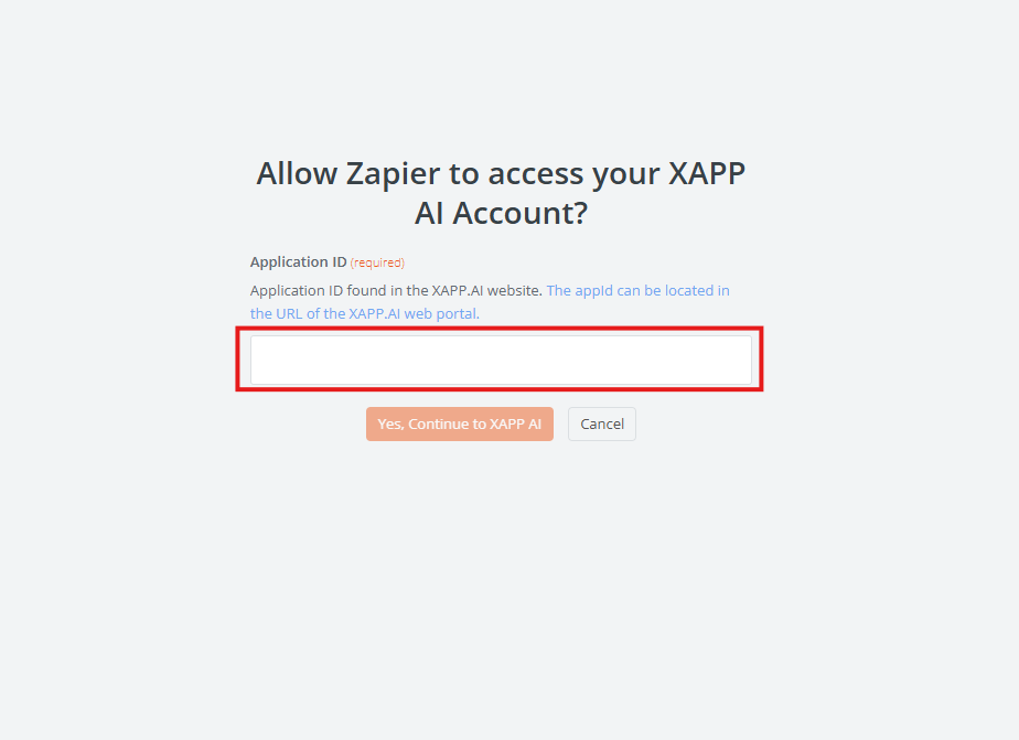 Paste App ID